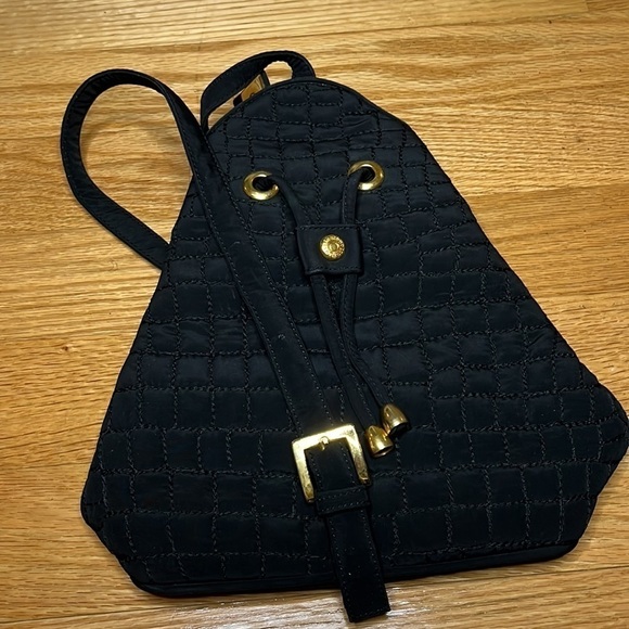 Vintage Valentino Orlandi quilted nylon backpack